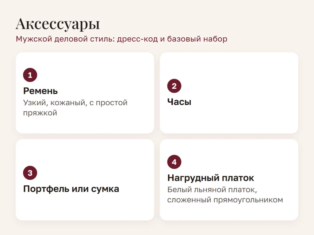Схема: Аксессуары
